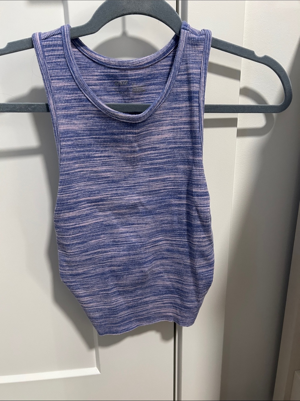 aerie Lavender Space-Dye Ribbed Tank